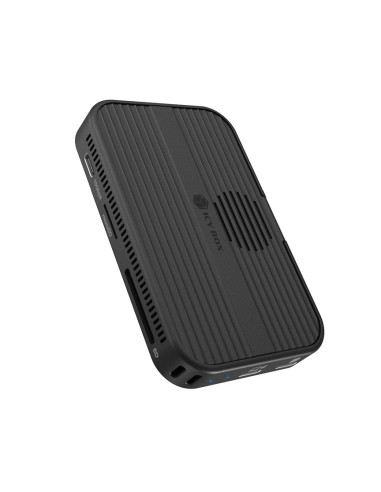Icy Box Ib-Dk4071M-Cu31 Usb 3.2 Gen 2 (3.1 Gen 1) Type-C Czarny