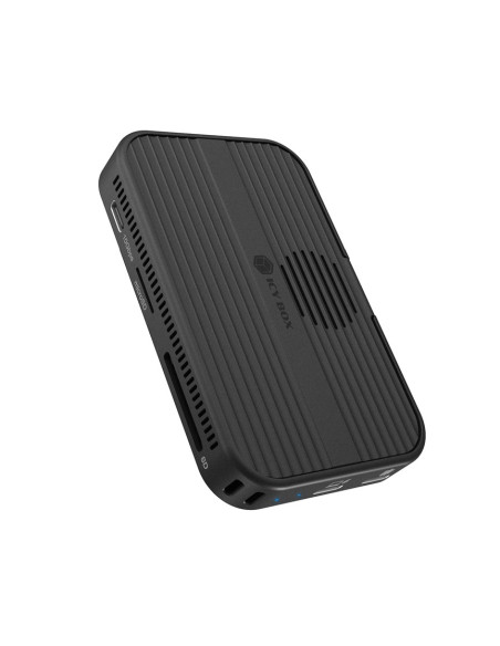 Icy Box Ib-Dk4071M-Cu31 Usb 3.2 Gen 2 (3.1 Gen 1) Type-C Czarny
