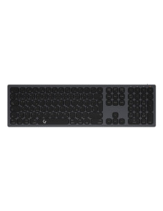 Keysonic Ksk-8023Btrf (De) Klawiatura Uniwersalne Bluetooth Qwertz Niemiecki Antracyt, Czarny