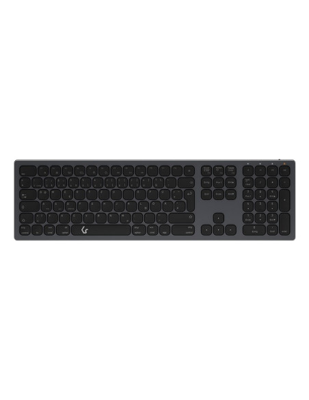 Keysonic Ksk-8023Btrf (De) Klawiatura Uniwersalne Bluetooth Qwertz Niemiecki Antracyt, Czarny