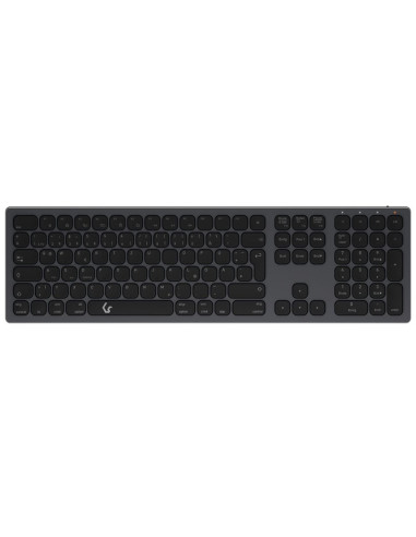 Keysonic Ksk-8023Btrf (De) Klawiatura Uniwersalne Bluetooth Qwertz Niemiecki Antracyt, Czarny