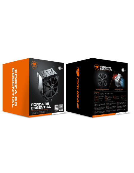 Cougar Cgr-Fzae85 Procesor Radiator 12 Cm Czarny 1 Szt.