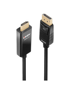Lindy 40928 Adapter Kablowy 5 M Displayport Hdmi Typu A (Standard) Czarny