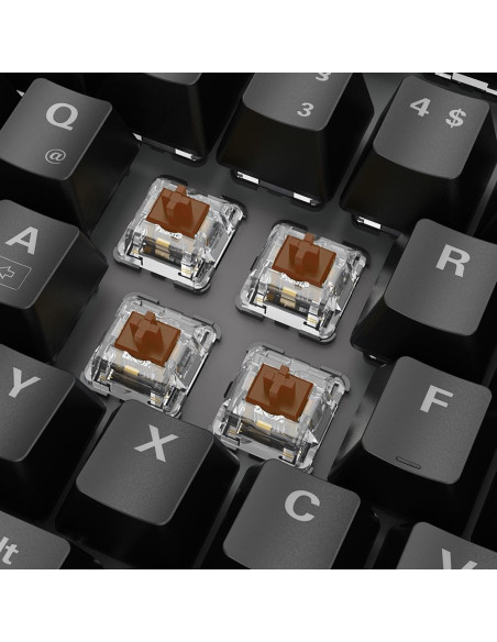 Sharkoon Skiller Sgk20 Brown Klawiatura Gaming Usb Qwertz Niemiecki Czarny