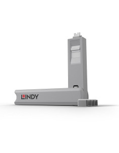 Lindy 40427 Bloker Portów Blokada Portu + Klucz Usb Type-C Biały 5 Szt.