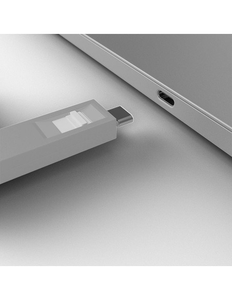 Lindy 40427 Bloker Portów Blokada Portu + Klucz Usb Type-C Biały 5 Szt.