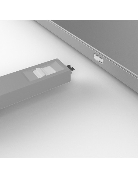 Lindy 40427 Bloker Portów Blokada Portu + Klucz Usb Type-C Biały 5 Szt.