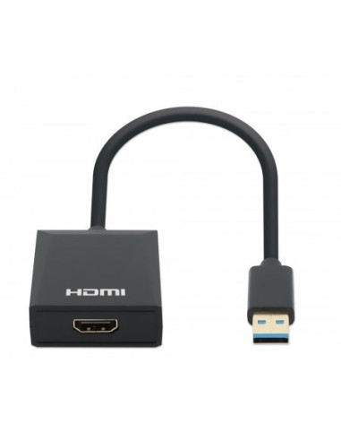 Manhattan 153690 Stacja Dokująca Przewodowa Usb 3.2 Gen 1 (3.1 Gen 1) Type-A Czarny