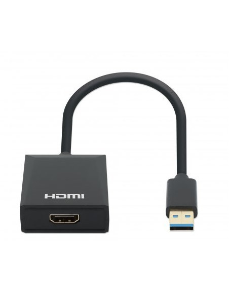 Manhattan 153690 Stacja Dokująca Przewodowa Usb 3.2 Gen 1 (3.1 Gen 1) Type-A Czarny
