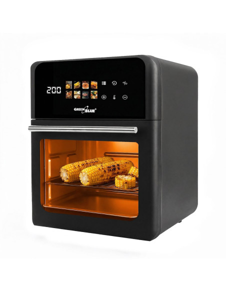 Greenblue Frytkownica Beztłuszczowa Air Fryer, Mocna 1800W, Pojemność 10L, 8 Programów, Akcesoria, Timer Gb950