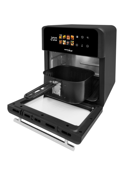 Greenblue Frytkownica Beztłuszczowa Air Fryer, Mocna 1800W, Pojemność 10L, 8 Programów, Akcesoria, Timer Gb950