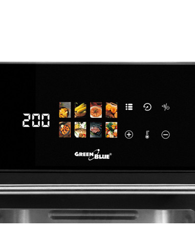 Greenblue Frytkownica Beztłuszczowa Air Fryer, Mocna 1800W, Pojemność 10L, 8 Programów, Akcesoria, Timer Gb950