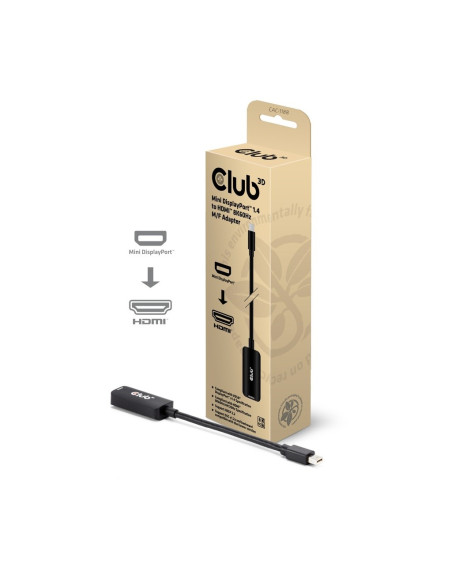 Club3D Cac-1188 Adapter Kablowy 0,09 M Mini Displayport Hdmi Czarny