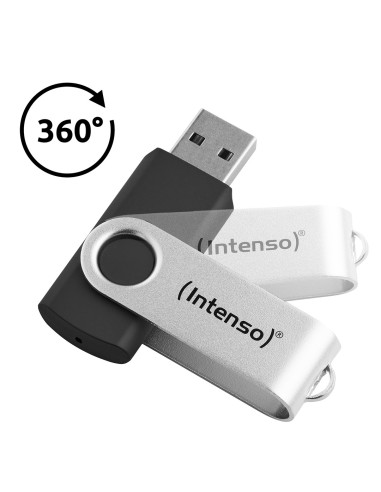 Intenso Usb 256Gb Office Line 3.2 Gen1 Silver-Black Pamięć Usb Usb Typu-A 3.2 Gen 1 (3.1 Gen 1) Czarny, Srebrny