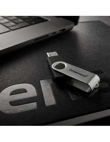 Intenso Usb 256Gb Office Line 3.2 Gen1 Silver-Black Pamięć Usb Usb Typu-A 3.2 Gen 1 (3.1 Gen 1) Czarny, Srebrny