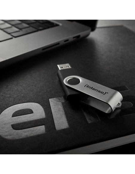 Intenso Usb 256Gb Office Line 3.2 Gen1 Silver-Black Pamięć Usb Usb Typu-A 3.2 Gen 1 (3.1 Gen 1) Czarny, Srebrny