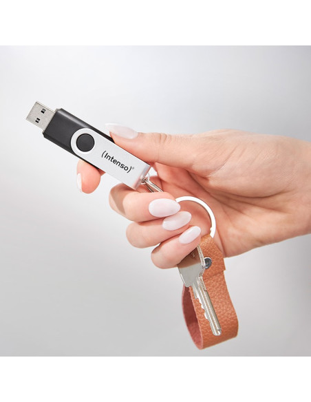 Intenso Usb 256Gb Office Line 3.2 Gen1 Silver-Black Pamięć Usb Usb Typu-A 3.2 Gen 1 (3.1 Gen 1) Czarny, Srebrny