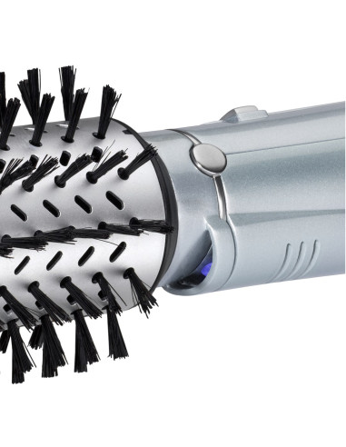 Babyliss Hydro-Fusion Hydro Fusion Air Styler Szczotka Z Gorącym Powietrzem Ciepły Kolor Aqua, Czarny, Metaliczny 700 W 2,5 M
