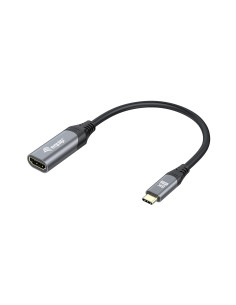 Equip 133492 Adapter Kablowy 0,15 M Usb Type-C Hdmi Czarny, Szary