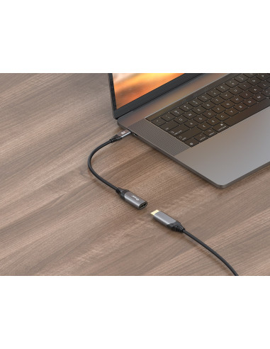 Equip 133492 Adapter Kablowy 0,15 M Usb Type-C Hdmi Czarny, Szary