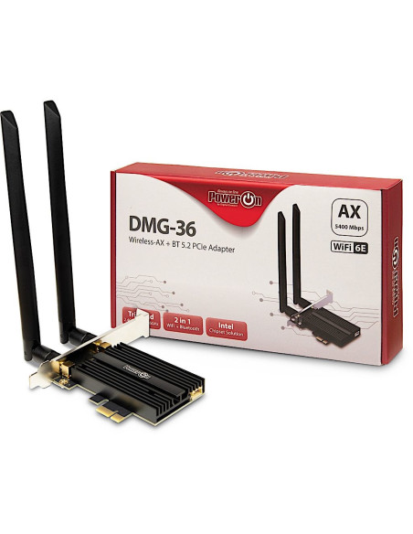 Inter-Tech Dmg-36 Wewnętrzny Wlan / Bluetooth 5400 Mbit/S