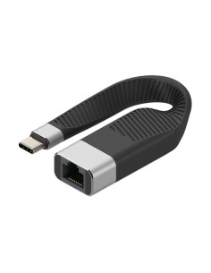 Techly Icoc Usbc-Rj45 Kabel Sieciowy Czarny 0,144 M 2