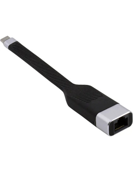 Techly Icoc Usbc-Rj45 Kabel Sieciowy Czarny 0,144 M