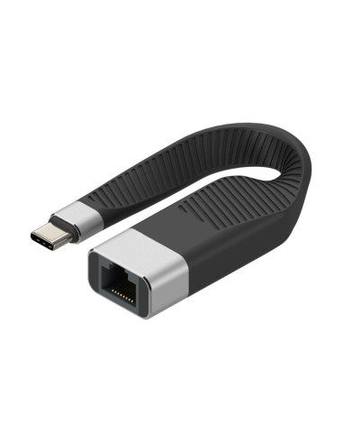Techly Icoc Usbc-Rj45 Kabel Sieciowy Czarny 0,144 M