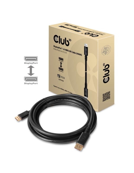 Club3D Displayport 1.4 Hbr3 8K Cable M/M 4M /13.12Ft