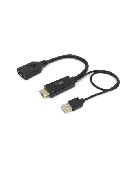 Equip 119039 Adapter Kablowy 0,15 M Hdmi Typu A (Standard) Displayport Czarny