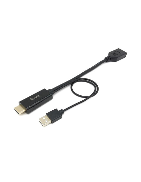 Equip 119039 Adapter Kablowy 0,15 M Hdmi Typu A (Standard) Displayport Czarny