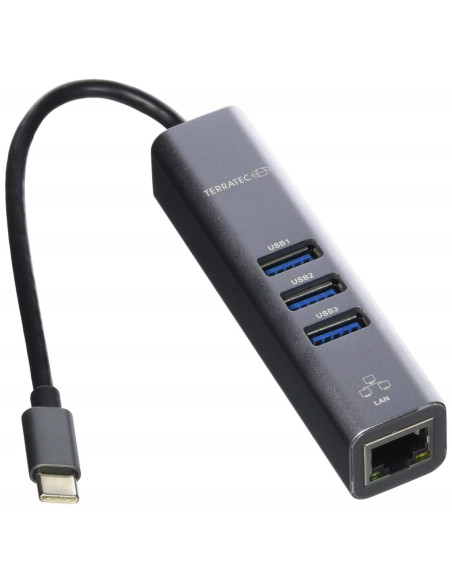 Terratec Connect C2 Usb 3.2 Gen 1 (3.1 Gen 1) Type-C Srebrny