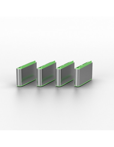 Lindy 40426 Bloker Portów Blokada Portu + Klucz Usb Type-C Zielony 5 Szt.