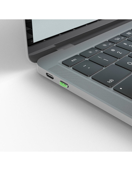 Lindy 40426 Bloker Portów Blokada Portu + Klucz Usb Type-C Zielony 5 Szt.