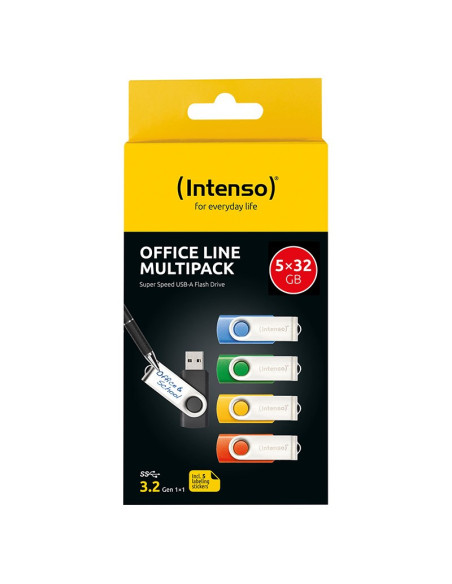 Intenso 3543585 Pamięć Usb 32 Gb Usb Typu-A 3.2 Gen 1 (3.1 Gen 1) Wielobarwny