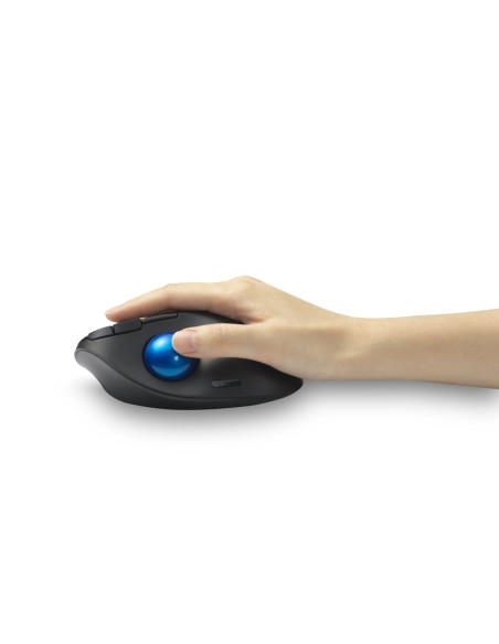 Kensington Pro Fit Ergo Tb450 Myszka Biuro Po Prawej Stronie Rf Wireless + Bluetooth Manipulator Kulkowy 1600 Dpi