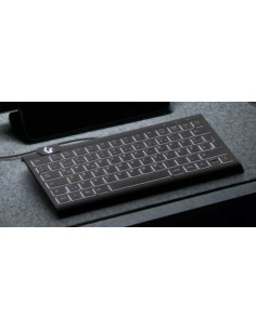 Keysonic Ksk-5010Elc (De) Klawiatura Dom Usb Qwertz Niemiecki Czarny