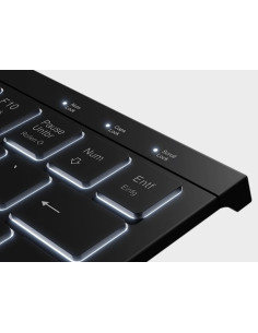 Keysonic Ksk-5010Elc (De) Klawiatura Dom Usb Qwertz Niemiecki Czarny 2