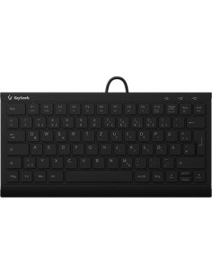 Keysonic Ksk-5011Elc (De) Klawiatura Dom Usb Qwertz Niemiecki Czarny