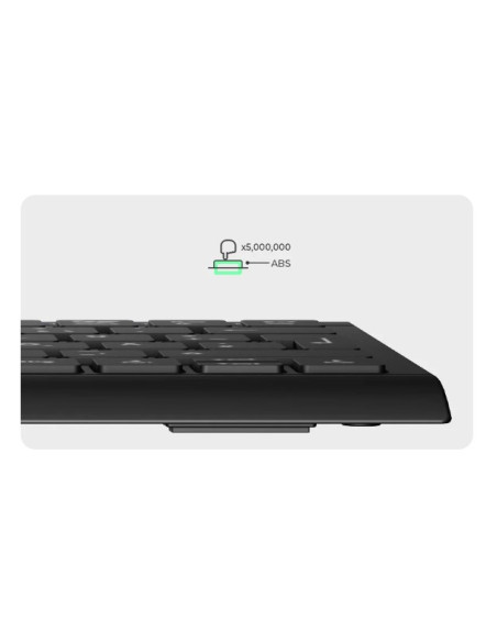 Keysonic Ksk-5011Elc (De) Klawiatura Dom Usb Qwertz Niemiecki Czarny