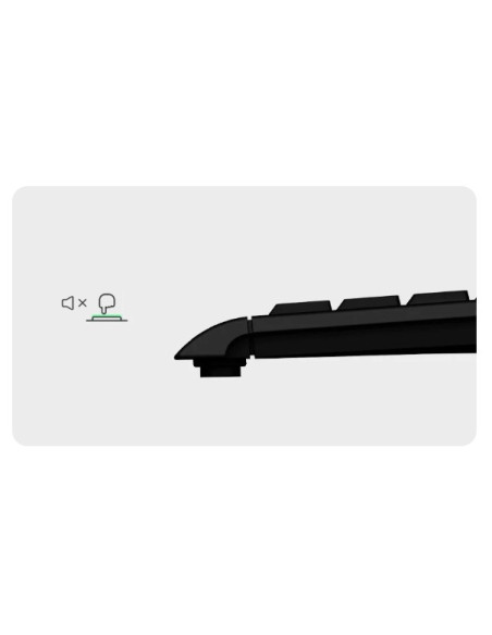 Keysonic Ksk-5011Elc (De) Klawiatura Dom Usb Qwertz Niemiecki Czarny