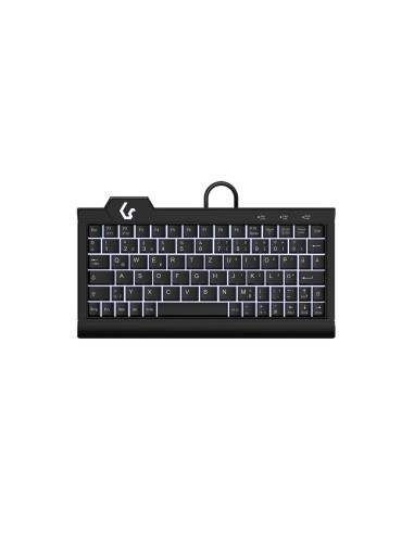 Keysonic Ksk-3010Elc (De) Klawiatura Dom Usb Qwertz Niemiecki Czarny