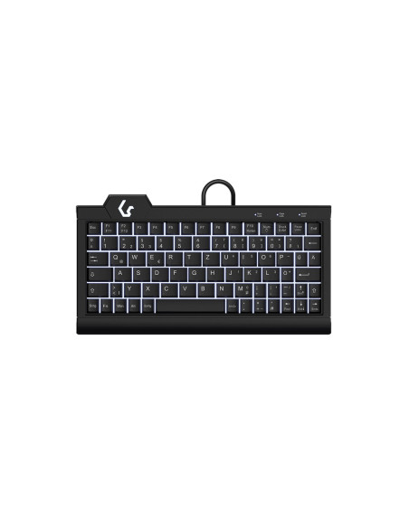 Keysonic Ksk-3010Elc (De) Klawiatura Dom Usb Qwertz Niemiecki Czarny