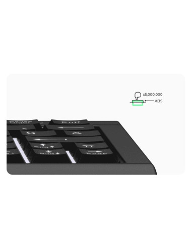 Keysonic Ksk-3010Elc (De) Klawiatura Dom Usb Qwertz Niemiecki Czarny