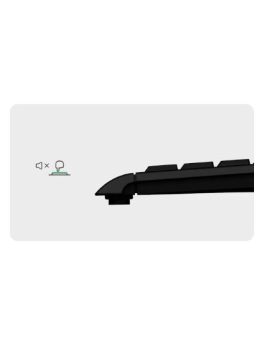 Keysonic Ksk-3010Elc (De) Klawiatura Dom Usb Qwertz Niemiecki Czarny