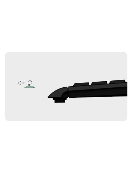 Keysonic Ksk-3010Elc (De) Klawiatura Dom Usb Qwertz Niemiecki Czarny