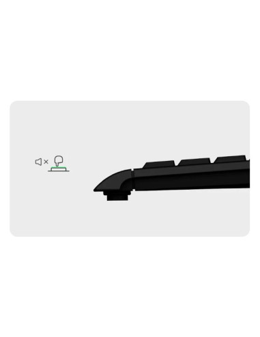 Keysonic Ksk-3011Elc (De) Klawiatura Dom Usb Qwertz Niemiecki Czarny
