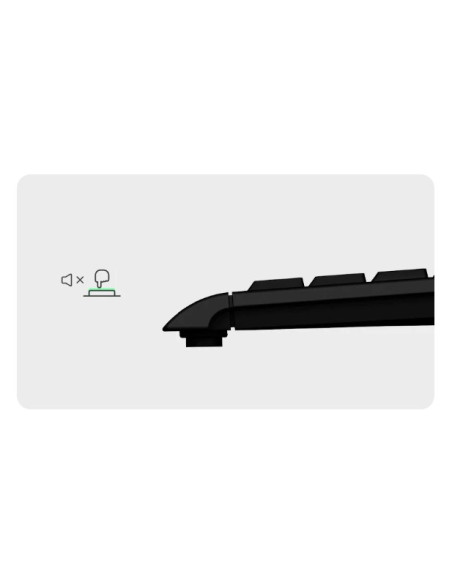 Keysonic Ksk-3011Elc (De) Klawiatura Dom Usb Qwertz Niemiecki Czarny