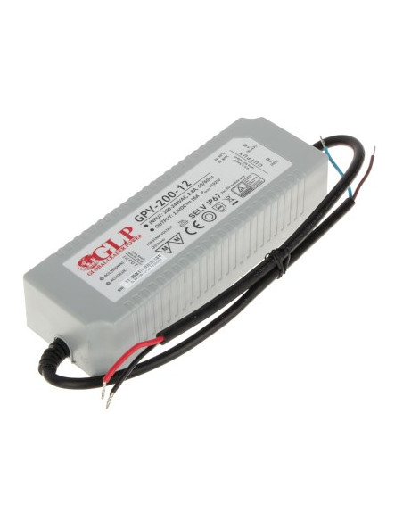 Zasilacz Impulsowy 12V/16A/Gpv