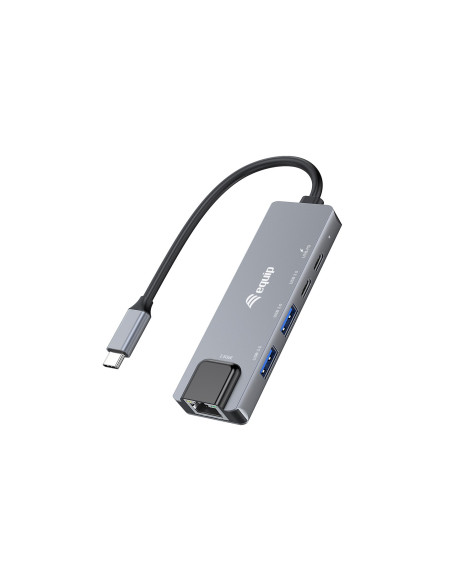 Equip 133496 Stacja Dokująca Przewodowa Usb 3.2 Gen 1 (3.1 Gen 1) Type-C Szary
